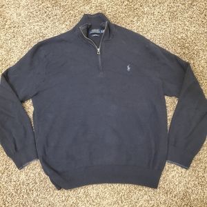 Polo Ralph Lauren Mesh Knit Quarter Zip Pullover
